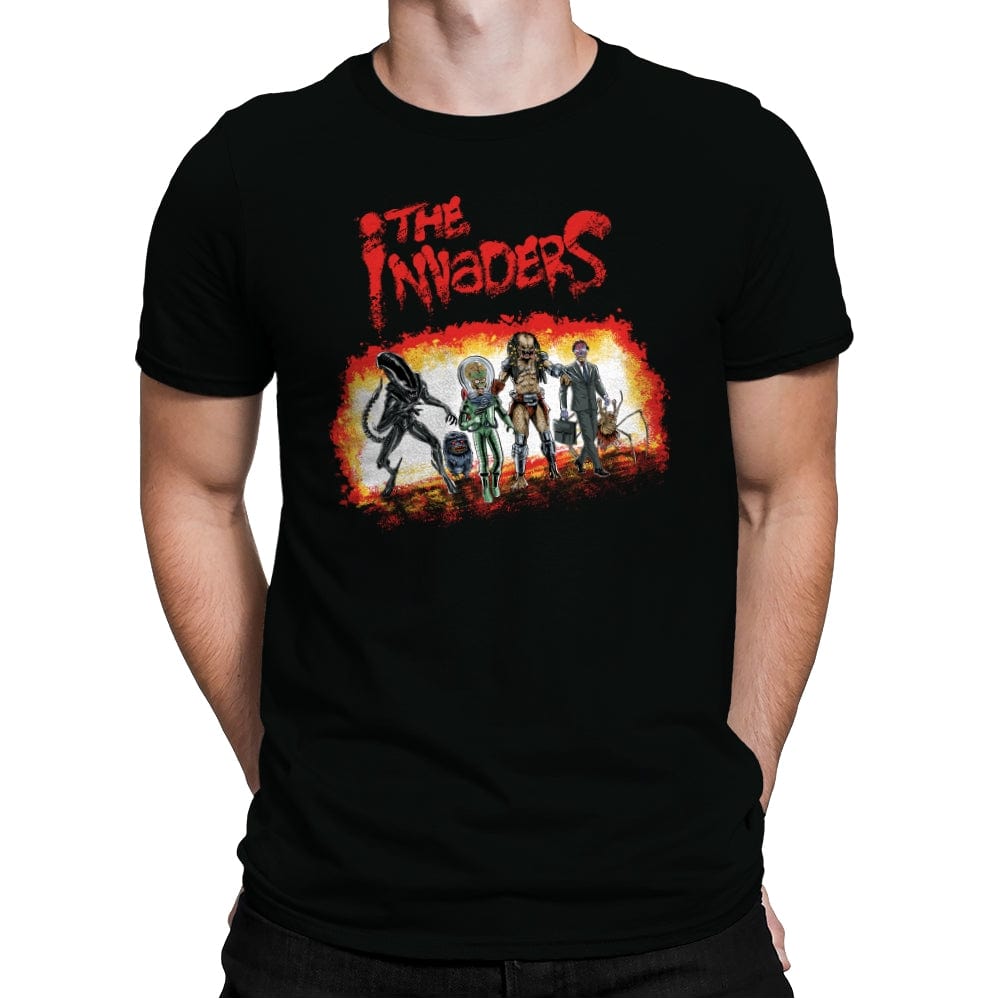 The Invaders - Mens Premium T-Shirts RIPT Apparel Small / Black