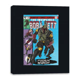 The Invincible Bounty Hunter - Canvas Wraps Canvas Wraps RIPT Apparel 16x20 / Black