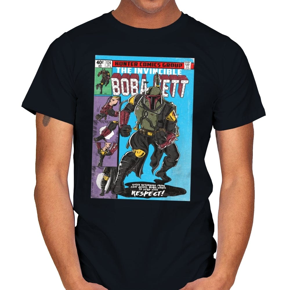 The Invincible Bounty Hunter - Mens T-Shirts RIPT Apparel Small / Black