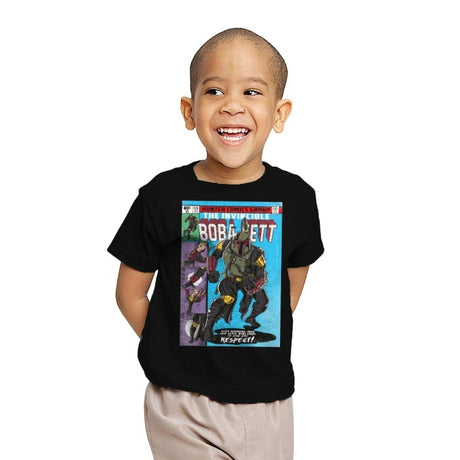 The Invincible Bounty Hunter - Youth T-Shirts RIPT Apparel X-small / Black