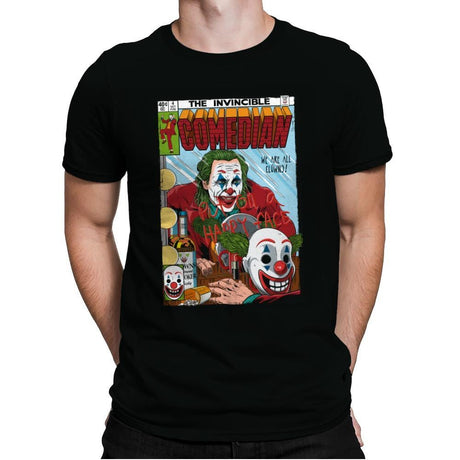 The Invincible Comedian - Mens Premium T-Shirts RIPT Apparel