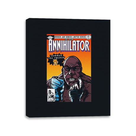 The Iron Annihilator - Canvas Wraps Canvas Wraps RIPT Apparel 11x14 / Black