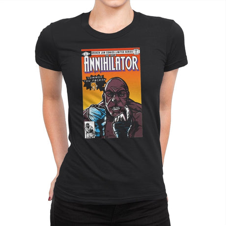 The Iron Annihilator - Womens Premium T-Shirts RIPT Apparel Small / Black
