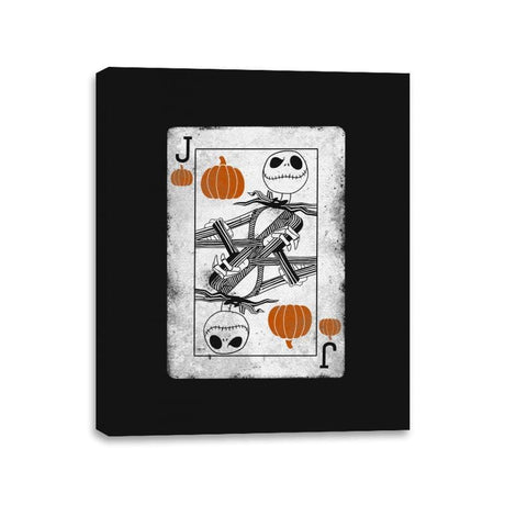 The Jack of Pumpkins - Canvas Wraps Canvas Wraps RIPT Apparel 11x14 / Black