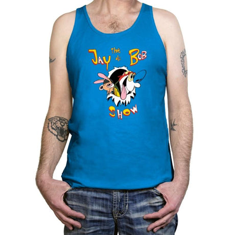 The Jay & Bob show - Tanktop Tanktop RIPT Apparel X-Small / Neon Blue