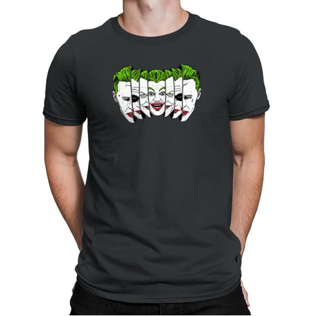 The Joke Has Many Faces Exclusive - Mens Premium T-Shirts RIPT Apparel Small / Heavy Metal