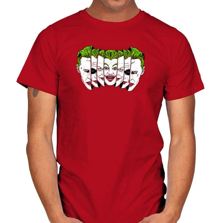 The Joke Has Many Faces Exclusive - Mens T-Shirts RIPT Apparel Small / Red