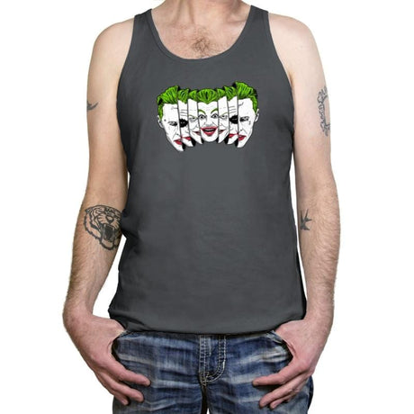 The Joke Has Many Faces Exclusive - Tanktop Tanktop RIPT Apparel X-Small / Asphalt