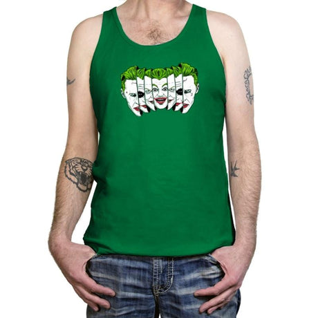 The Joke Has Many Faces Exclusive - Tanktop Tanktop RIPT Apparel X-Small / Kelly