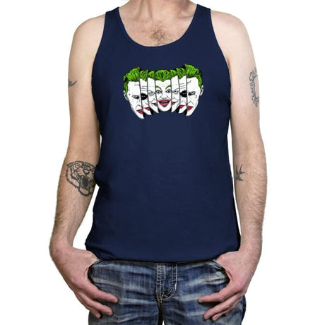 The Joke Has Many Faces Exclusive - Tanktop Tanktop RIPT Apparel X-Small / Navy
