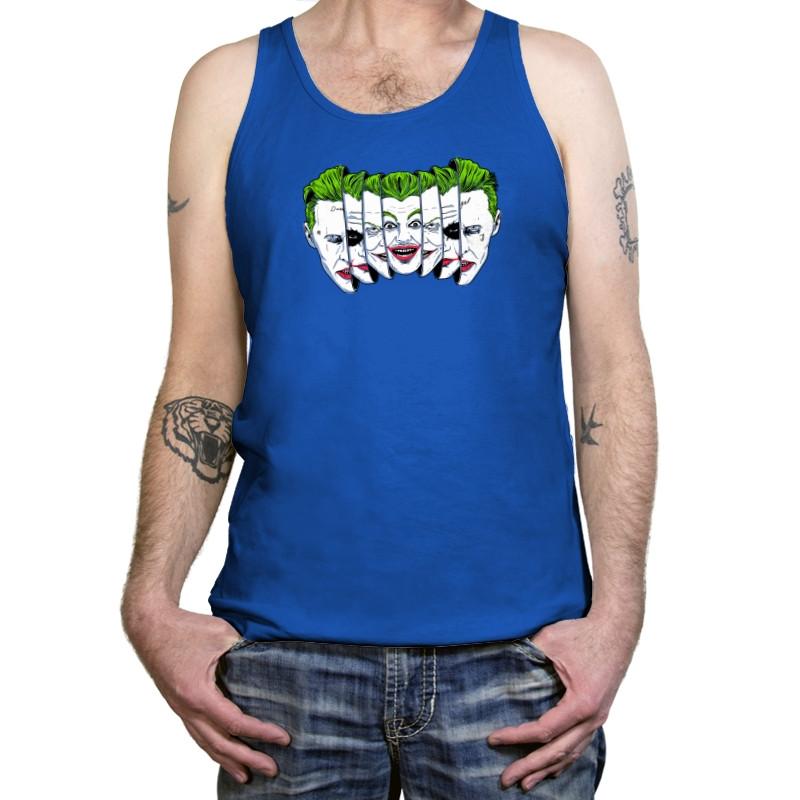 The Joke Has Many Faces Exclusive - Tanktop Tanktop RIPT Apparel X-Small / True Royal