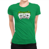 The Joke Has Many Faces Exclusive - Womens Premium T-Shirts RIPT Apparel Small / Kelly Green