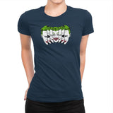The Joke Has Many Faces Exclusive - Womens Premium T-Shirts RIPT Apparel Small / Midnight Navy