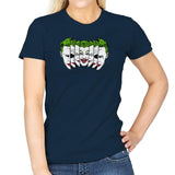 The Joke Has Many Faces Exclusive - Womens T-Shirts RIPT Apparel Small / Navy