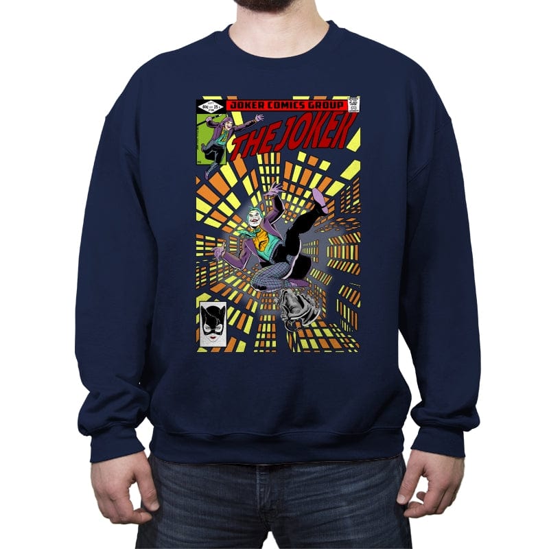 The Joker - Crew Neck Sweatshirt Crew Neck Sweatshirt RIPT Apparel Small / Navy