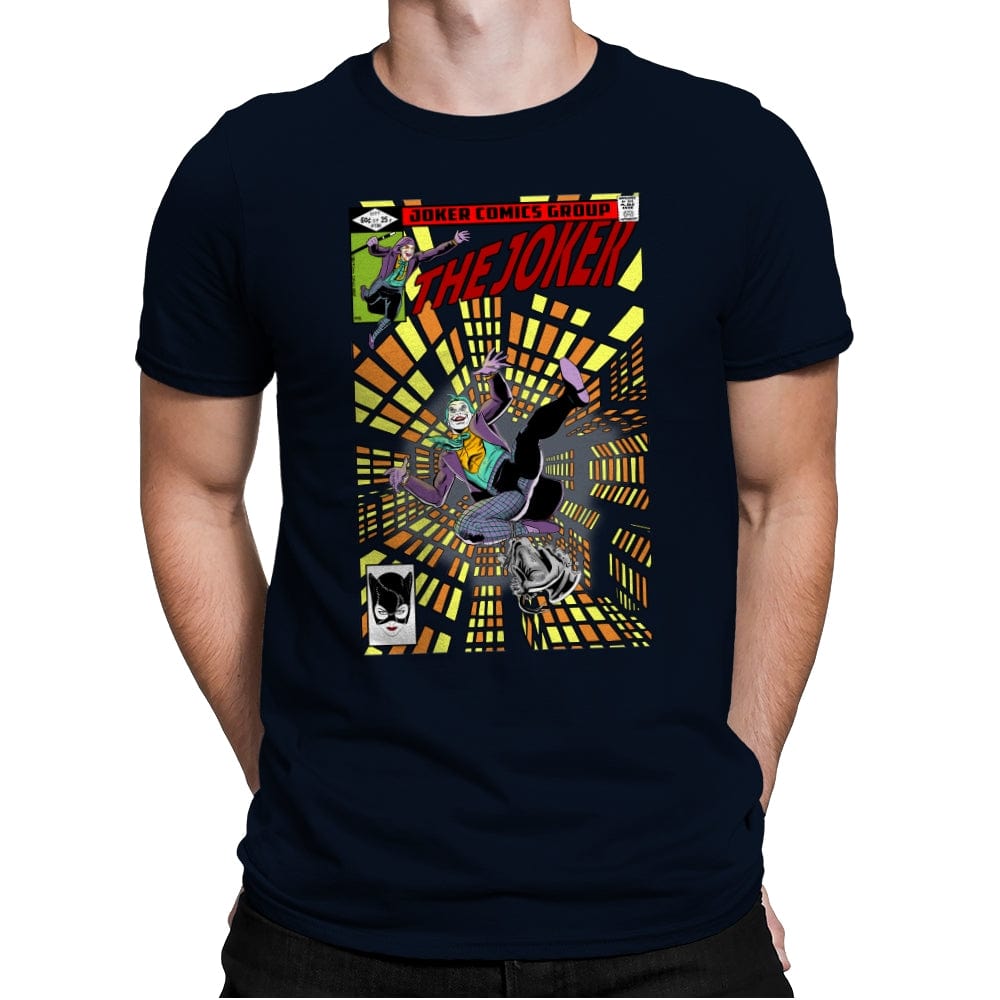 The Joker - Mens Premium T-Shirts RIPT Apparel Small / Midnight Navy