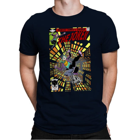 The Joker - Mens Premium T-Shirts RIPT Apparel Small / Midnight Navy