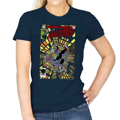 The Joker - Womens T-Shirts RIPT Apparel Small / Navy