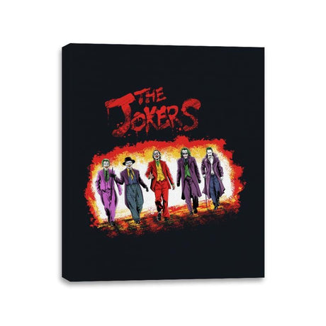 The Jokers - Canvas Wraps Canvas Wraps RIPT Apparel 11x14 / Black
