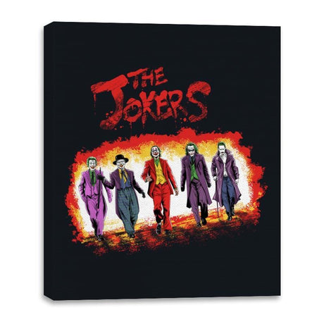 The Jokers - Canvas Wraps Canvas Wraps RIPT Apparel 16x20 / Black