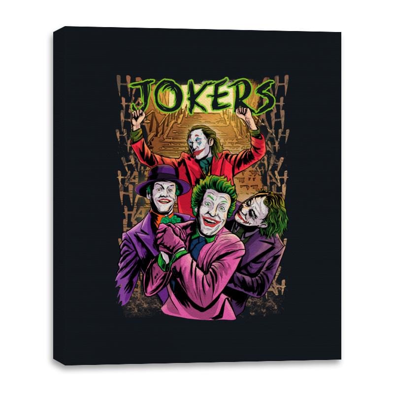 The Jokers - Canvas Wraps Canvas Wraps RIPT Apparel 16x20 / Black