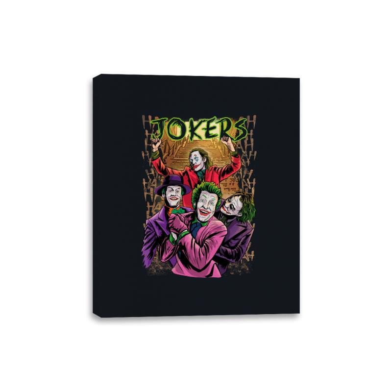 The Jokers - Canvas Wraps Canvas Wraps RIPT Apparel 8x10 / Black