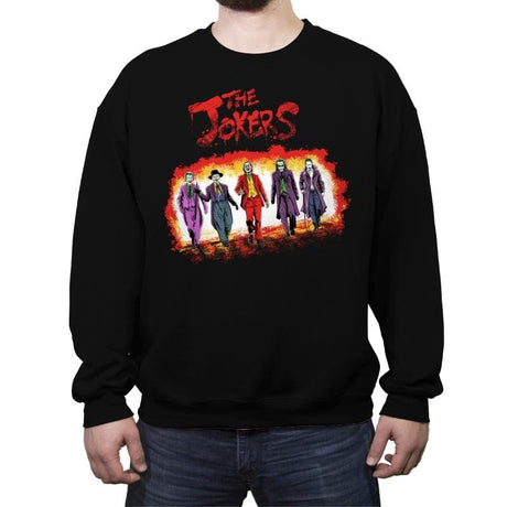 The Jokers - Crew Neck Sweatshirt Crew Neck Sweatshirt RIPT Apparel Small / Black