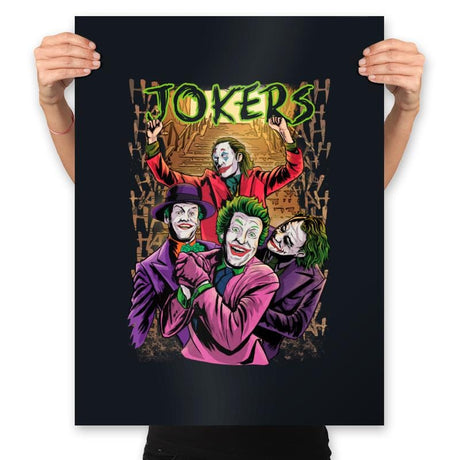 The Jokers - Prints Posters RIPT Apparel 18x24 / Black