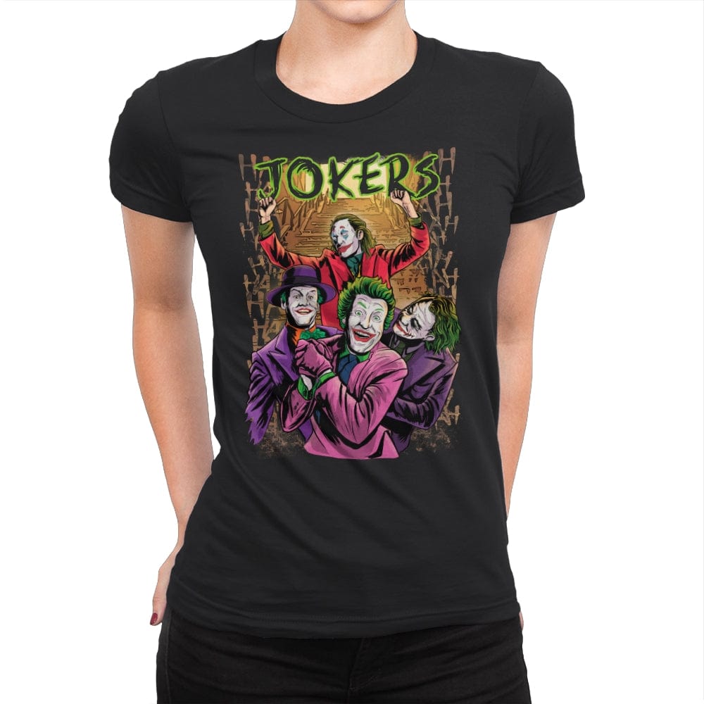 The Jokers - Womens Premium T-Shirts RIPT Apparel Small / Black
