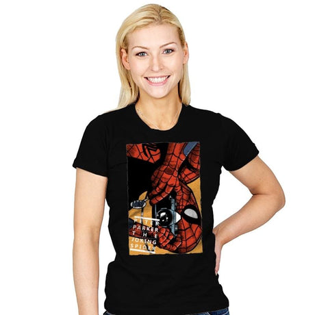 The Joking Spider - Womens T-Shirts RIPT Apparel