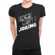 The Joking - Womens Premium T-Shirts RIPT Apparel Small / Black