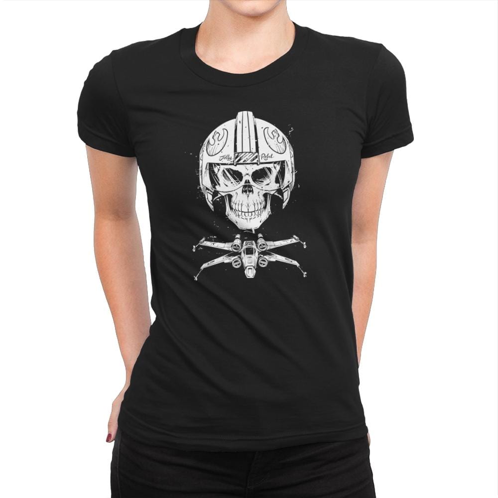 The Jolly Rebel Exclusive - Womens Premium T-Shirts RIPT Apparel Small / Black