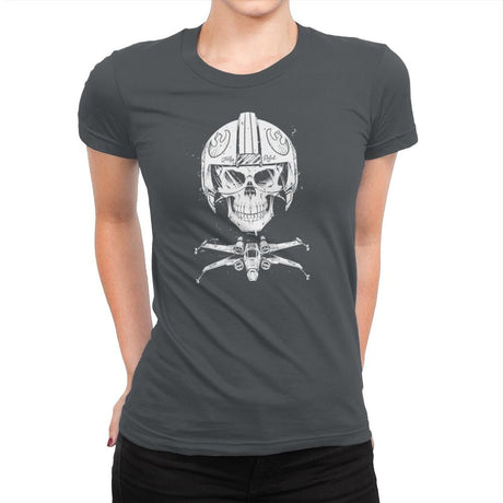 The Jolly Rebel Exclusive - Womens Premium T-Shirts RIPT Apparel Small / Heavy Metal