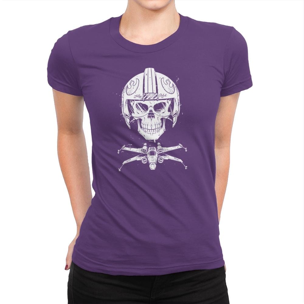 The Jolly Rebel Exclusive - Womens Premium T-Shirts RIPT Apparel Small / Purple Rush