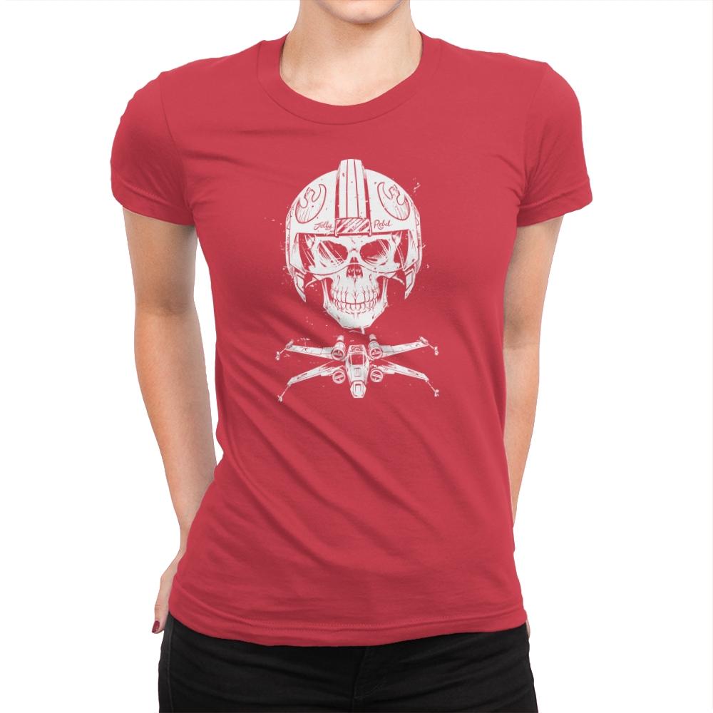 The Jolly Rebel Exclusive - Womens Premium T-Shirts RIPT Apparel Small / Red