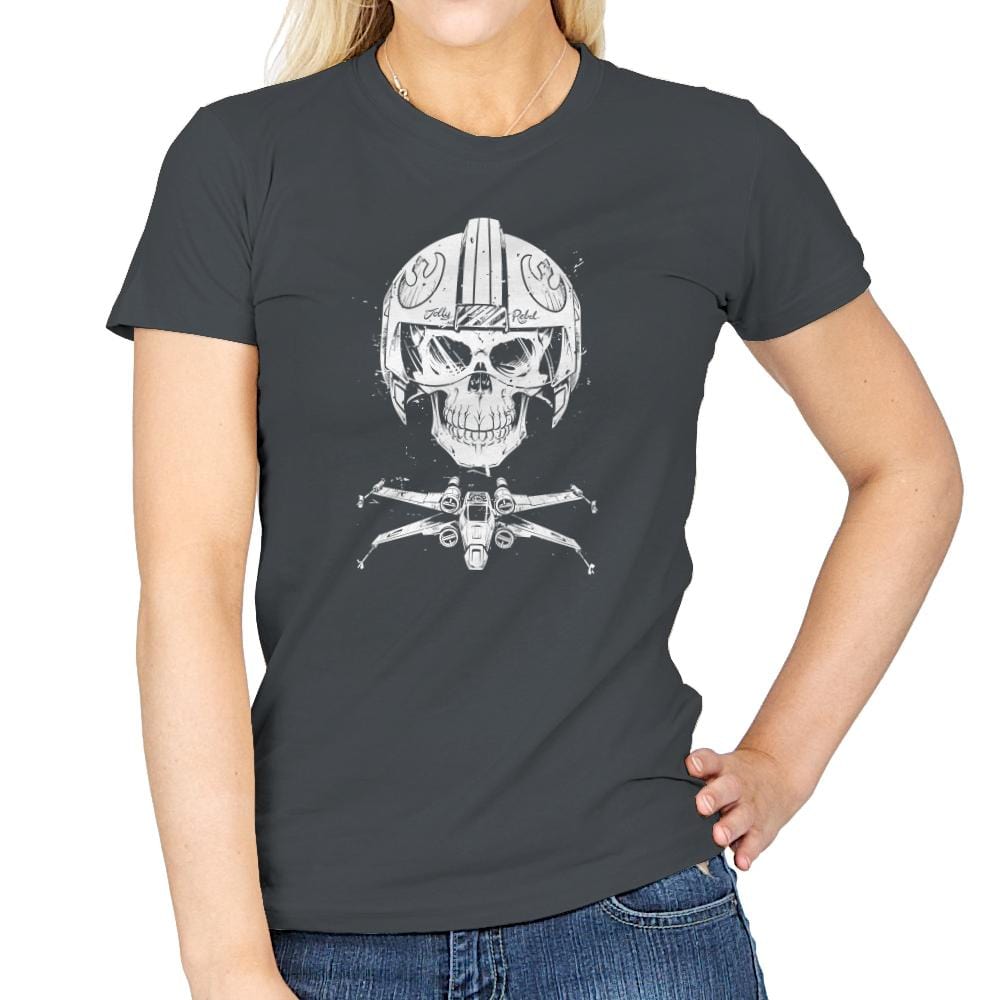 The Jolly Rebel Exclusive - Womens T-Shirts RIPT Apparel Small / Charcoal