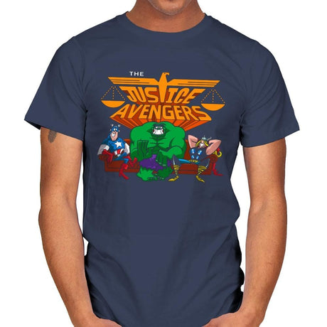 The Justvengers - Mens T-Shirts RIPT Apparel Small / Navy
