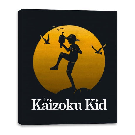 The Kaizoku Kid - Canvas Wraps Canvas Wraps RIPT Apparel 16x20 / Black