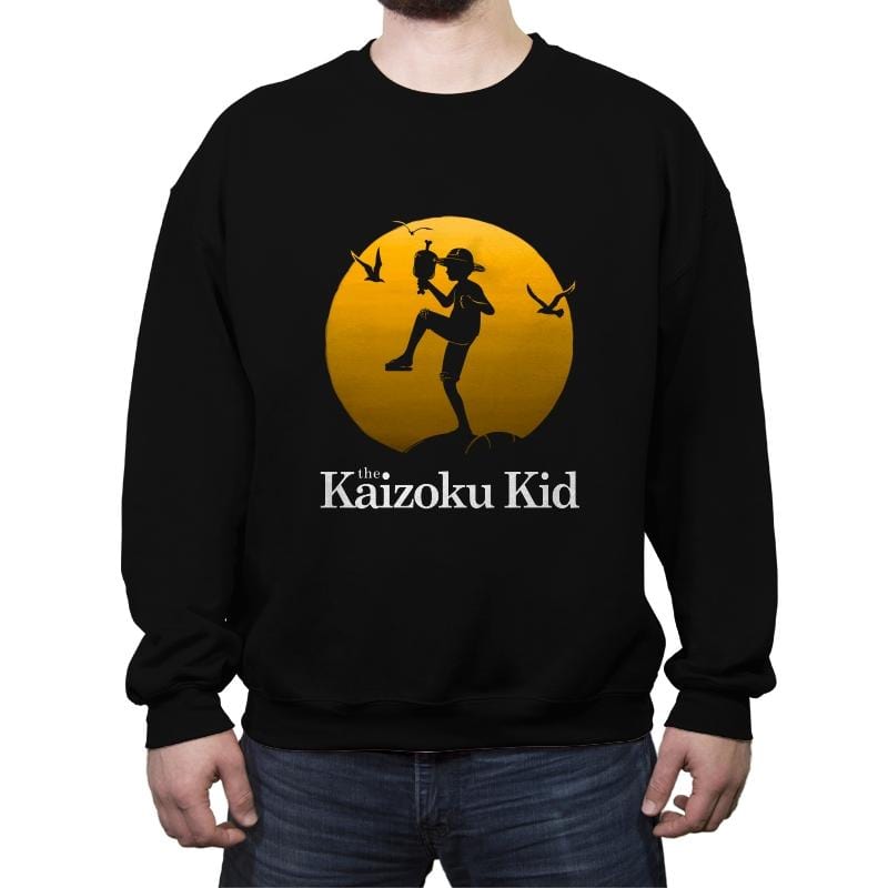 The Kaizoku Kid - Crew Neck Sweatshirt Crew Neck Sweatshirt RIPT Apparel Small / Black