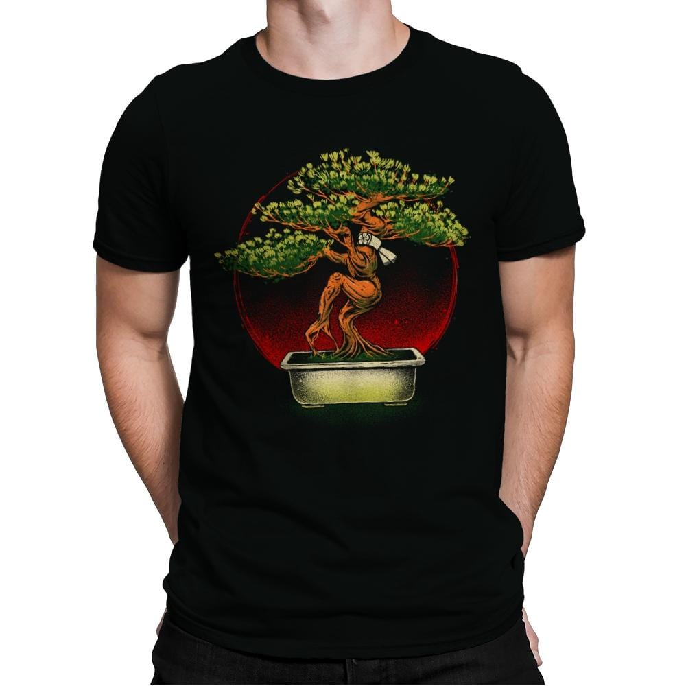 The Karate Bonsai - Mens Premium T-Shirts RIPT Apparel Small / Black