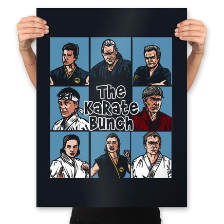 The Karate Bunch - Prints Posters RIPT Apparel 18x24 / Black