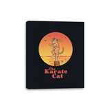 The Karate Cat - Canvas Wraps Canvas Wraps RIPT Apparel 8x10 / Black