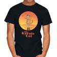 The Karate Cat - Mens T-Shirts RIPT Apparel Small / Black