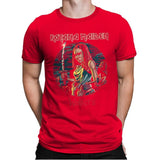 The Katana Maiden - Record Collector - Mens Premium T-Shirts RIPT Apparel Small / Red
