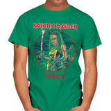 The Katana Maiden - Record Collector - Mens T-Shirts RIPT Apparel Small / Kelly Green