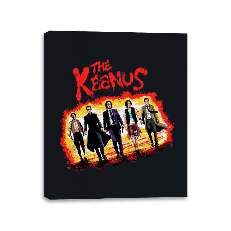 The Keanus - Canvas Wraps Canvas Wraps RIPT Apparel 11x14 / Black
