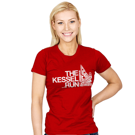 The Kessel Run - Womens T-Shirts RIPT Apparel