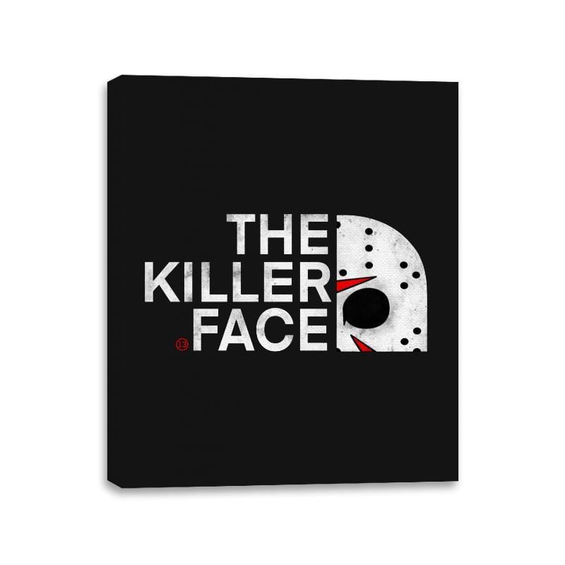 The Killer Face - Canvas Wraps Canvas Wraps RIPT Apparel 11x14 / Black