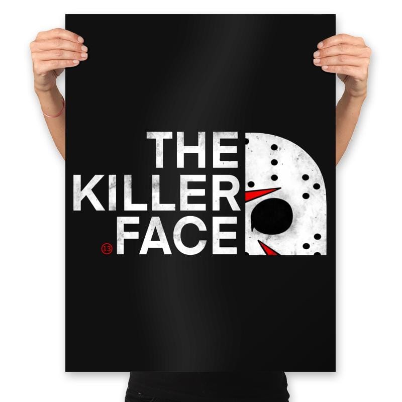 The Killer Face - Prints Posters RIPT Apparel 18x24 / Black