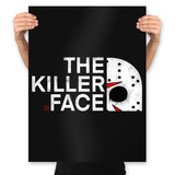 The Killer Face - Prints Posters RIPT Apparel 18x24 / Black
